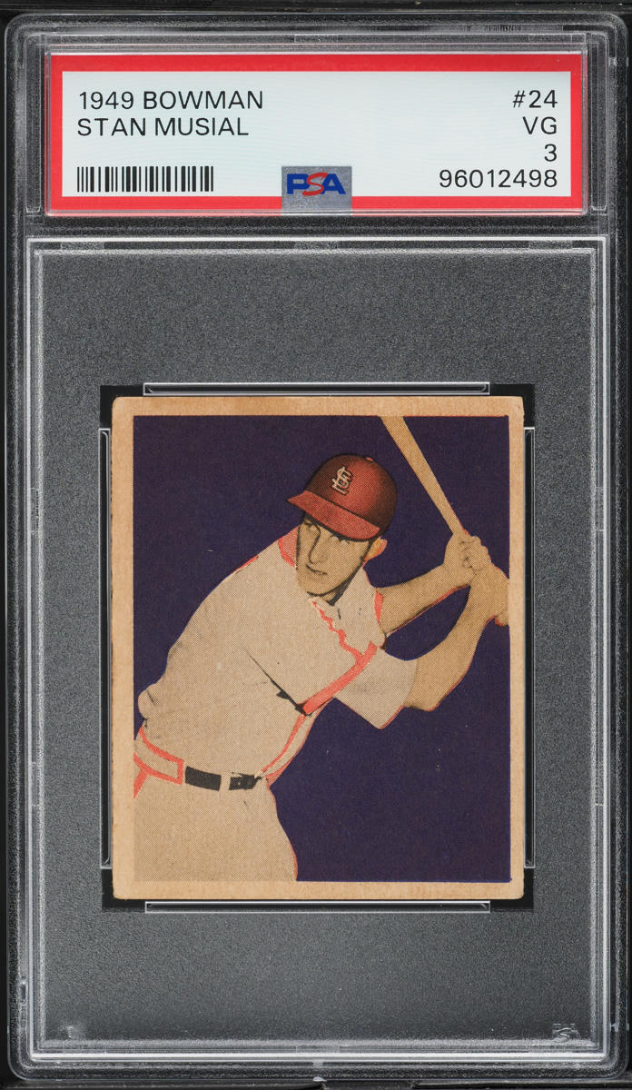 1949 Bowman Stan Musial #24 PSA 3 VG