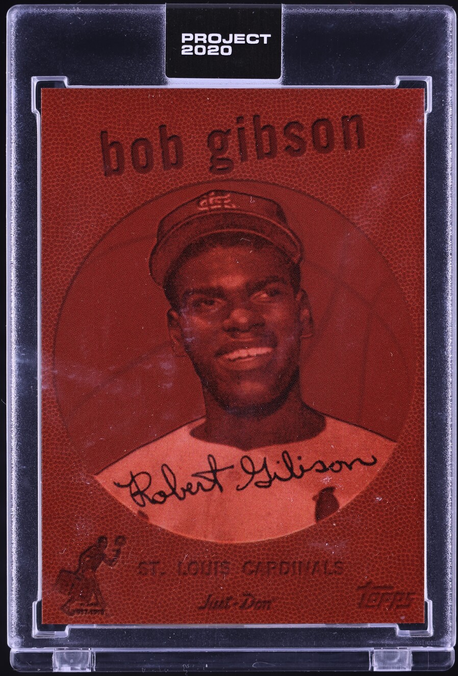 2020 Topps Project 2020 By Don C Bob Gibson #163