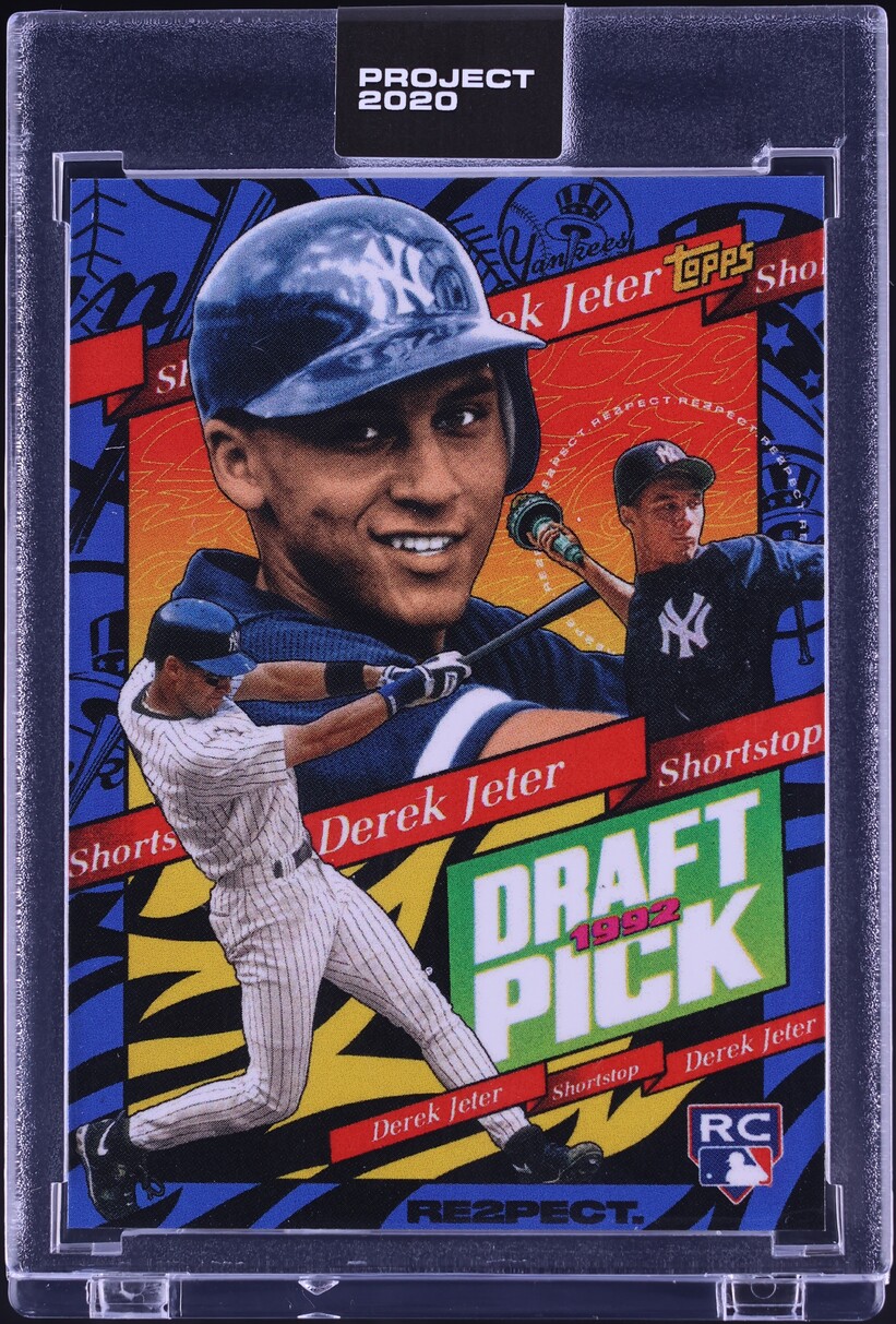 2020 Topps Project 2020 By Tyson Beck Derek Jeter #200