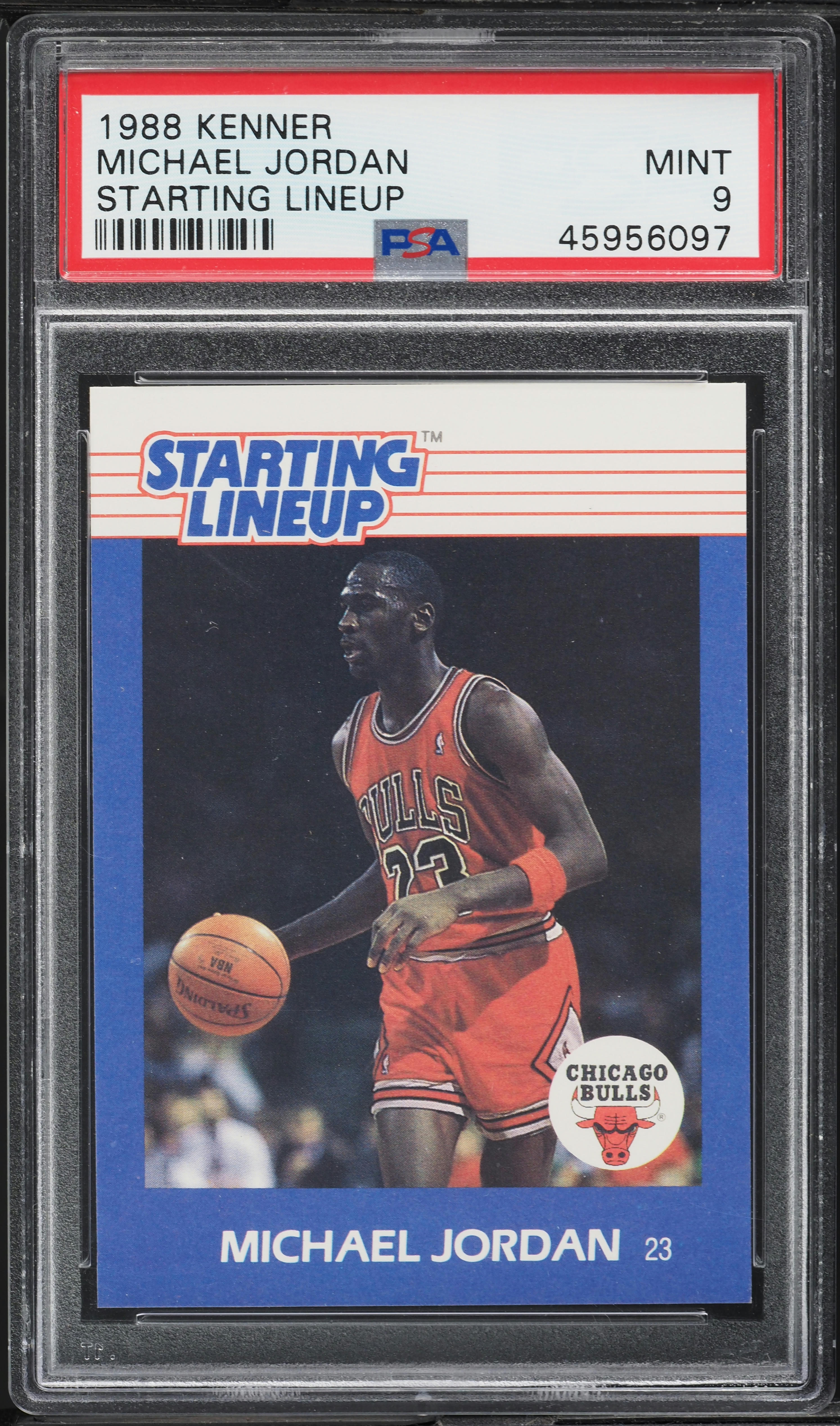 1988 Kenner Starting Lineup Michael Jordan PSA 9 MINT