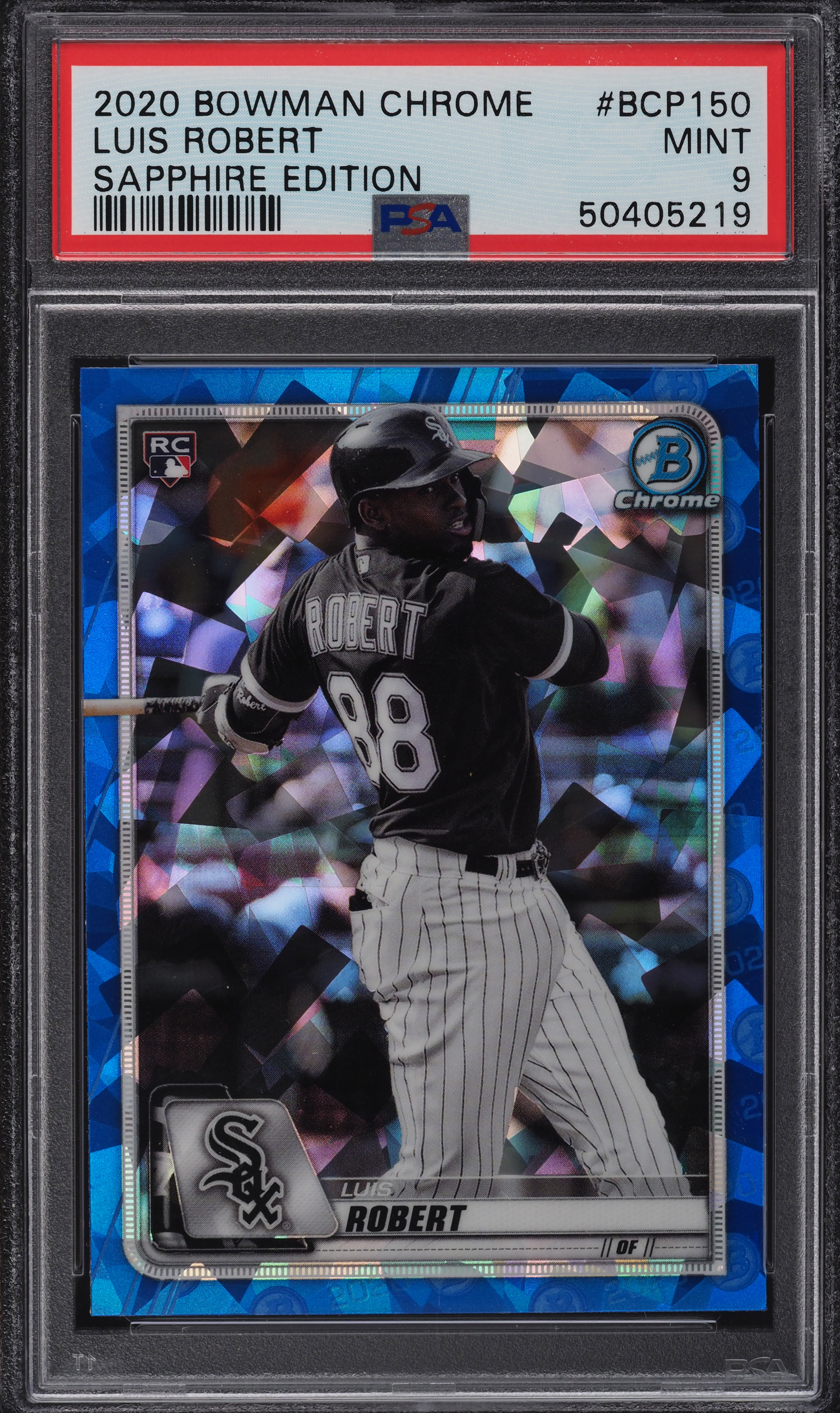 2020 Bowman Chrome Sapphire Edition Luis Robert ROOKIE #BCP150 PSA 9 MINT