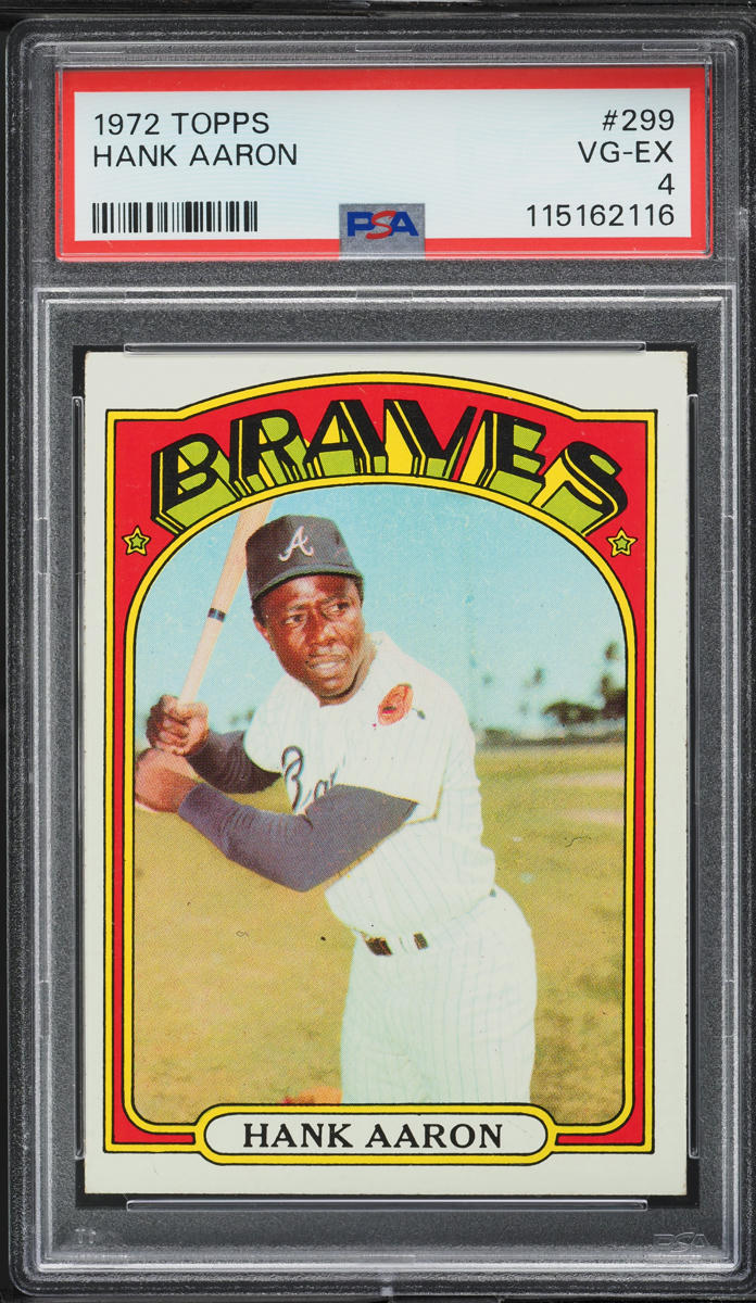 1972 Topps Hank Aaron #299 PSA 4 VGEX