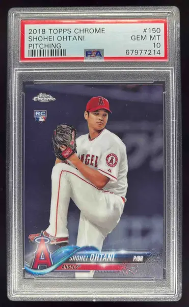 2018 Topps Chrome #150 Shohei Ohtani RC PSA 10