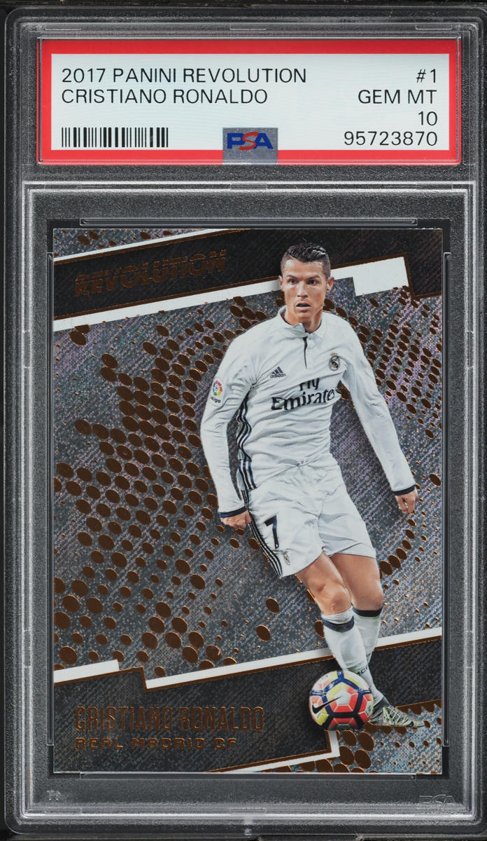2017 Panini Revolution Cristiano Ronaldo #1 PSA 10 GEM MINT