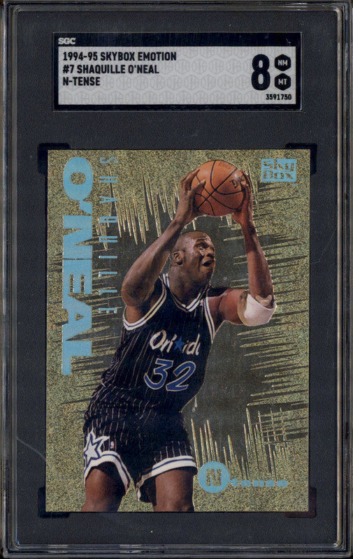 1994 Skybox Emotion N-Tense #7 Shaquille O'Neal SGC 8