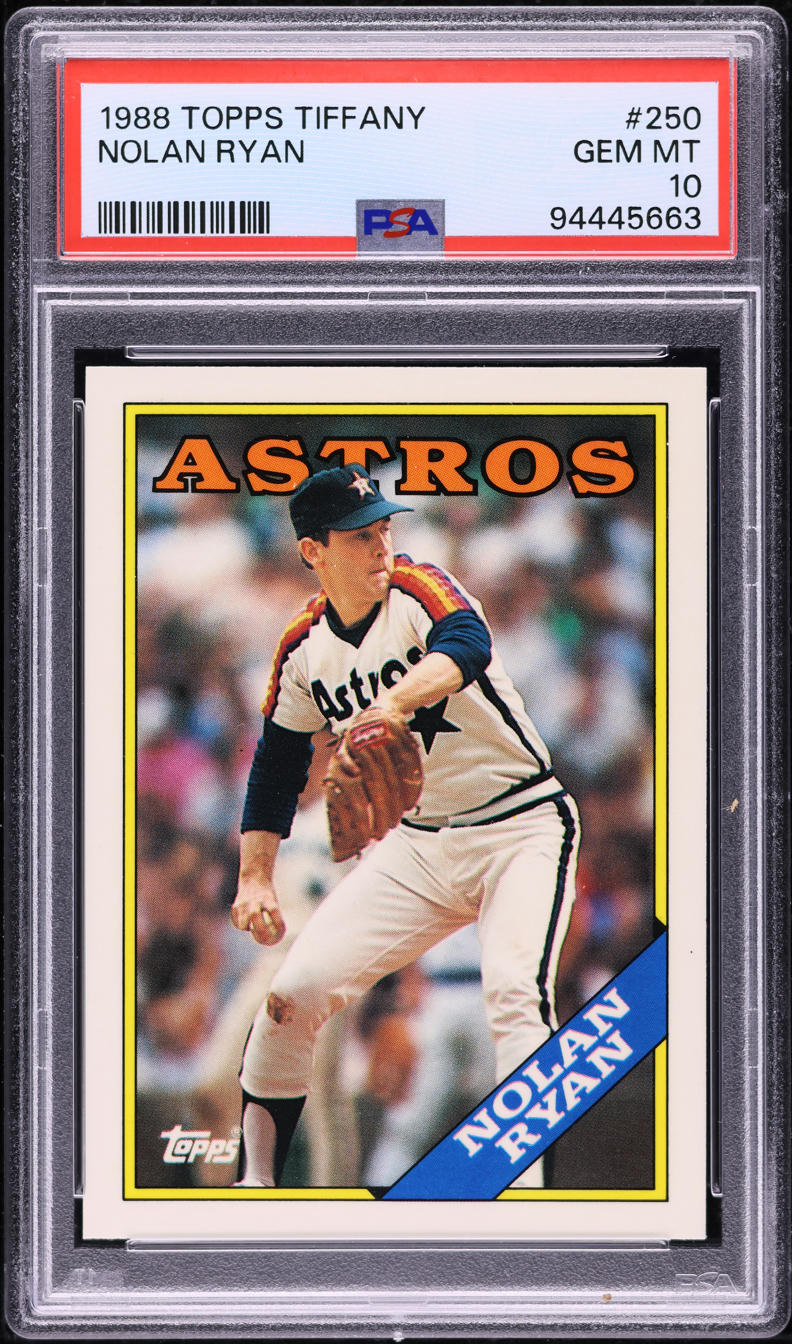 1988 Topps Tiffany Nolan Ryan #250 PSA 10 GEM MINT