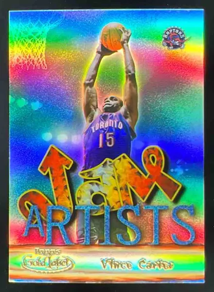 2000-01 Topps Gold Label Jam Artists #JA1 Vince Carter