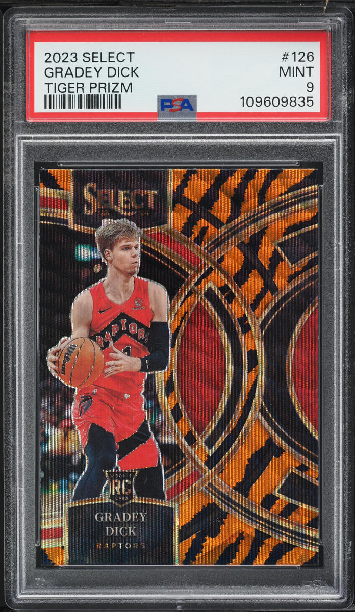 2023 Select Premier Tiger Prizm Gradey Dick ROOKIE #126 PSA 9 MINT