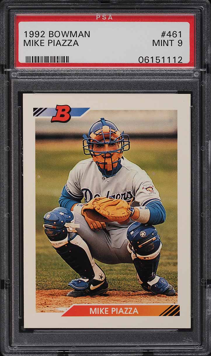 1992 Bowman Mike Piazza ROOKIE #461 PSA 9 MINT