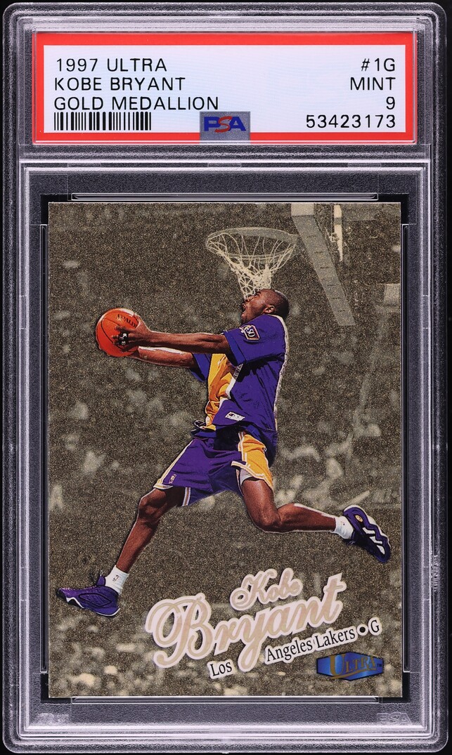 1997 Ultra Gold Medallion Kobe Bryant #1G PSA 9 MINT