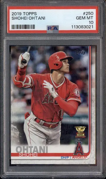 2019 Topps #250 Shohei Ohtani PSA 10