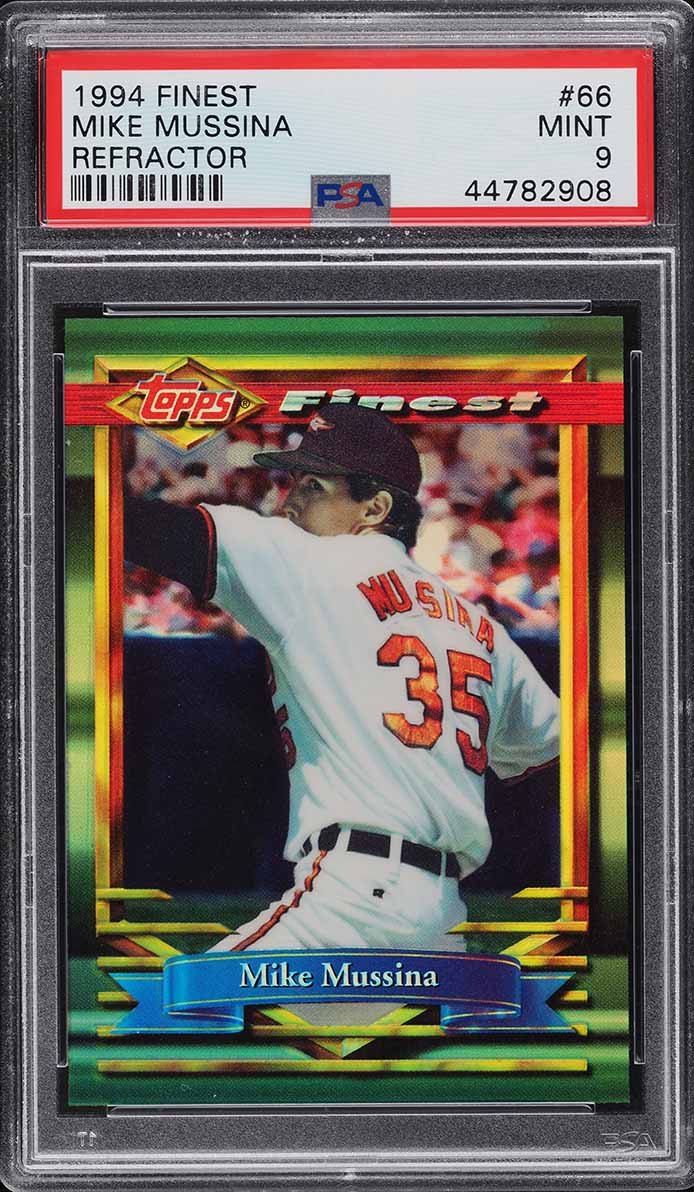 1994 Finest Refractor Mike Mussina #66 PSA 9 MINT