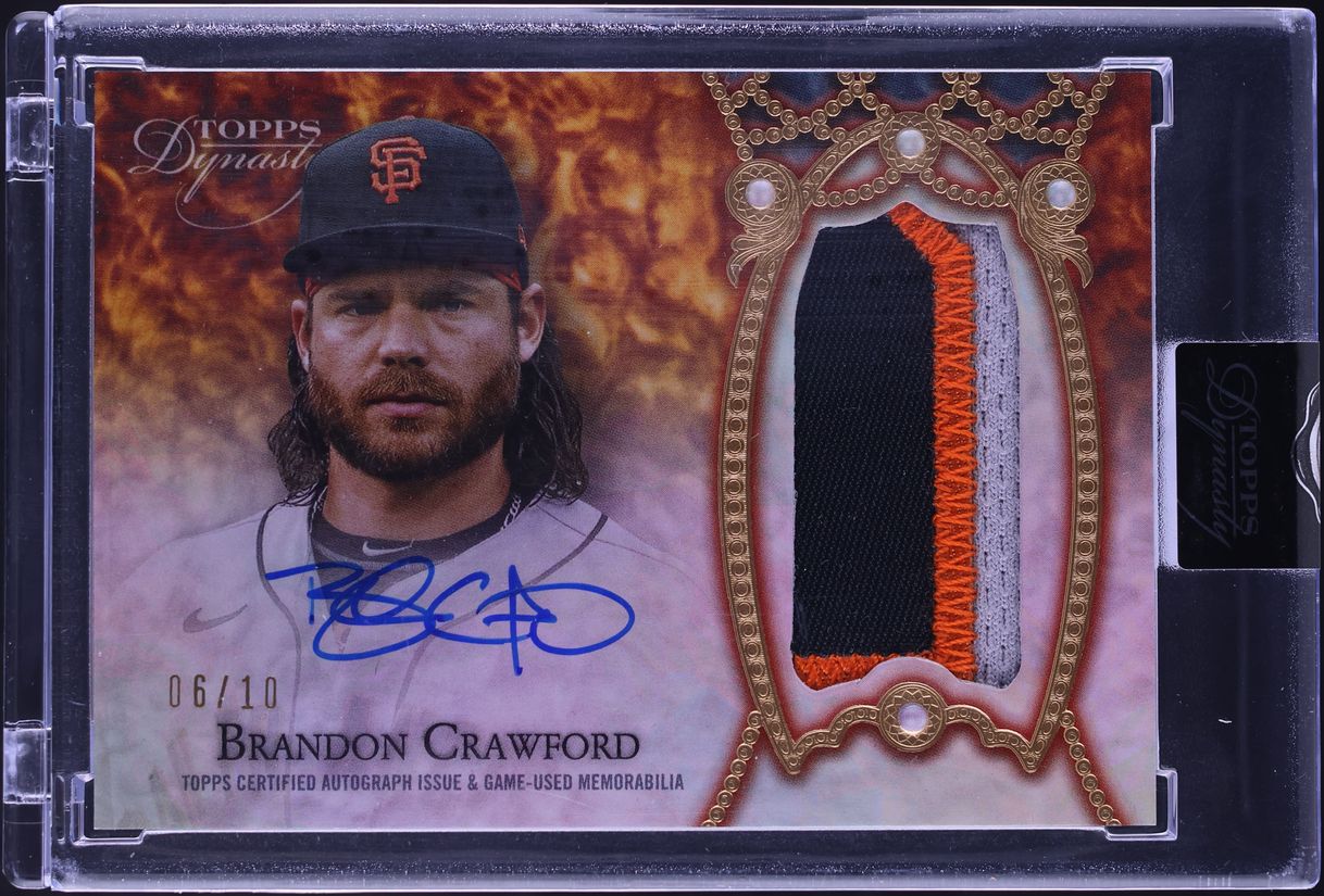 2022 Topps Dynasty Brandon Crawford PATCH AUTO /10 #DAP-BC1