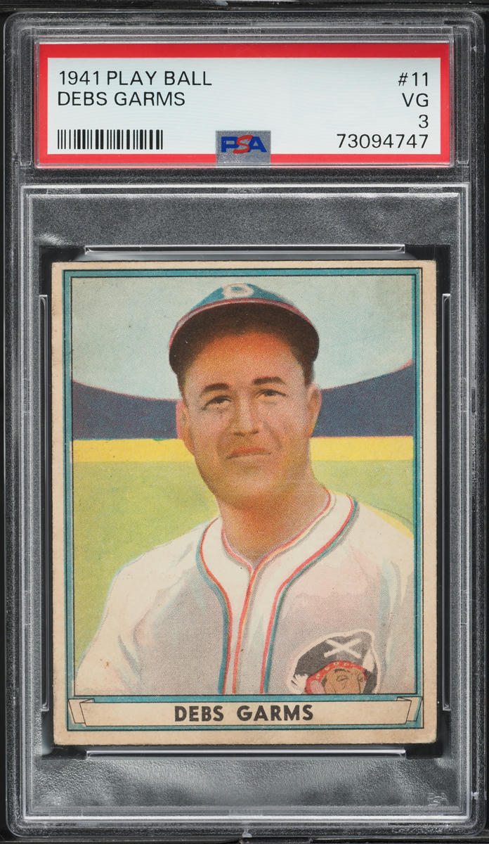 1941 Play Ball Debs Garms #11 PSA 3 VG
