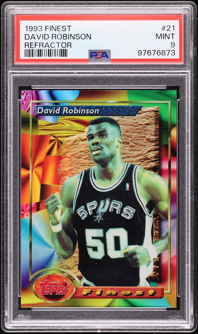 1993 Finest Refractor David Robinson #21 PSA 9 MINT