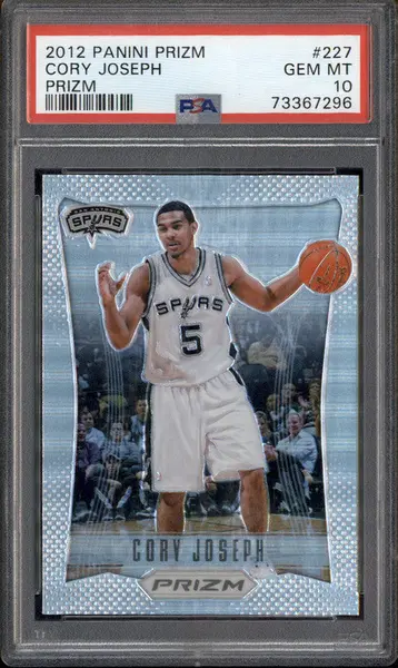 2012-13 Panini Prizm Prizms #227 Cory Joseph RC PSA 10