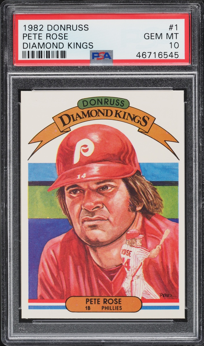Pete Rose 1982 Donruss #1 Diamond Kings Price Guide - Sports Card