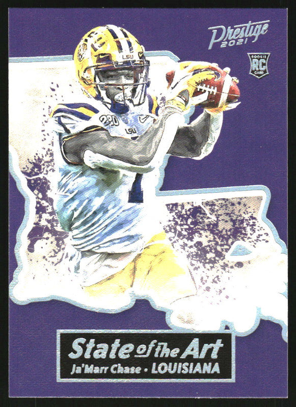 2021 Panini Prestige State of the Art #17 Ja'Marr Chase RC