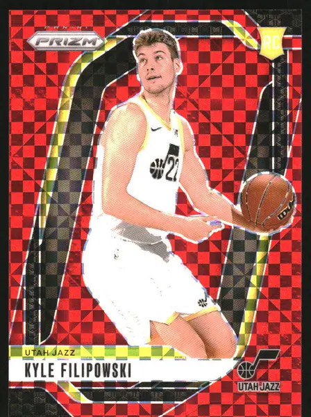2024-25 Panini Prizm Red Power Prizm #263 Kyle Filipowski RC /75