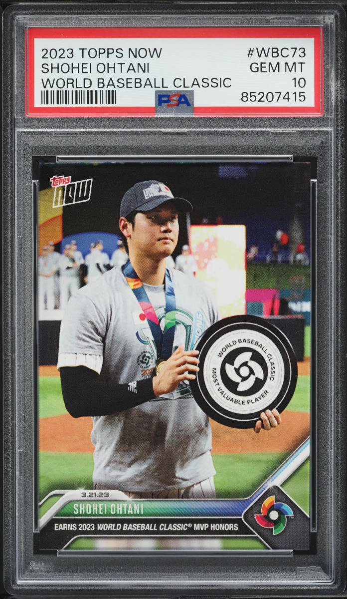 2023 Topps Now World Baseball Classic Shohei Ohtani #WBC-73 PSA 10 GEM MINT