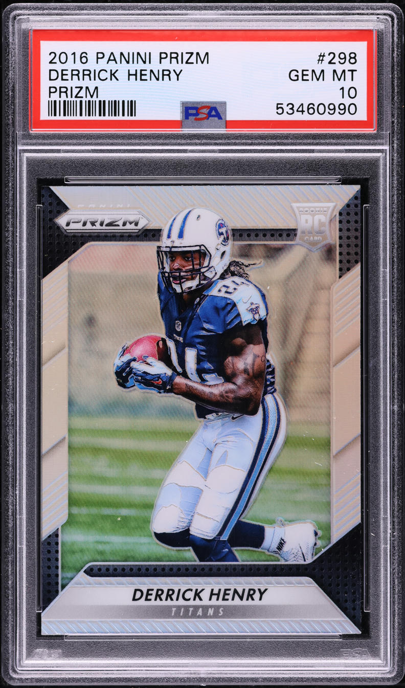 2016 Panini Prizm Silver Derrick Henry ROOKIE #298 PSA 10 GEM MINT