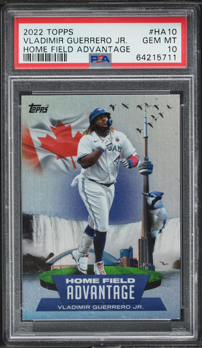 2022 Topps Home Field Advantage Vladimir Guerrero Jr. #HA-10 PSA 10 GEM MINT
