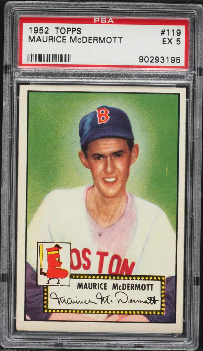 1952 Topps Maurice McDermott #119 PSA 5 EX