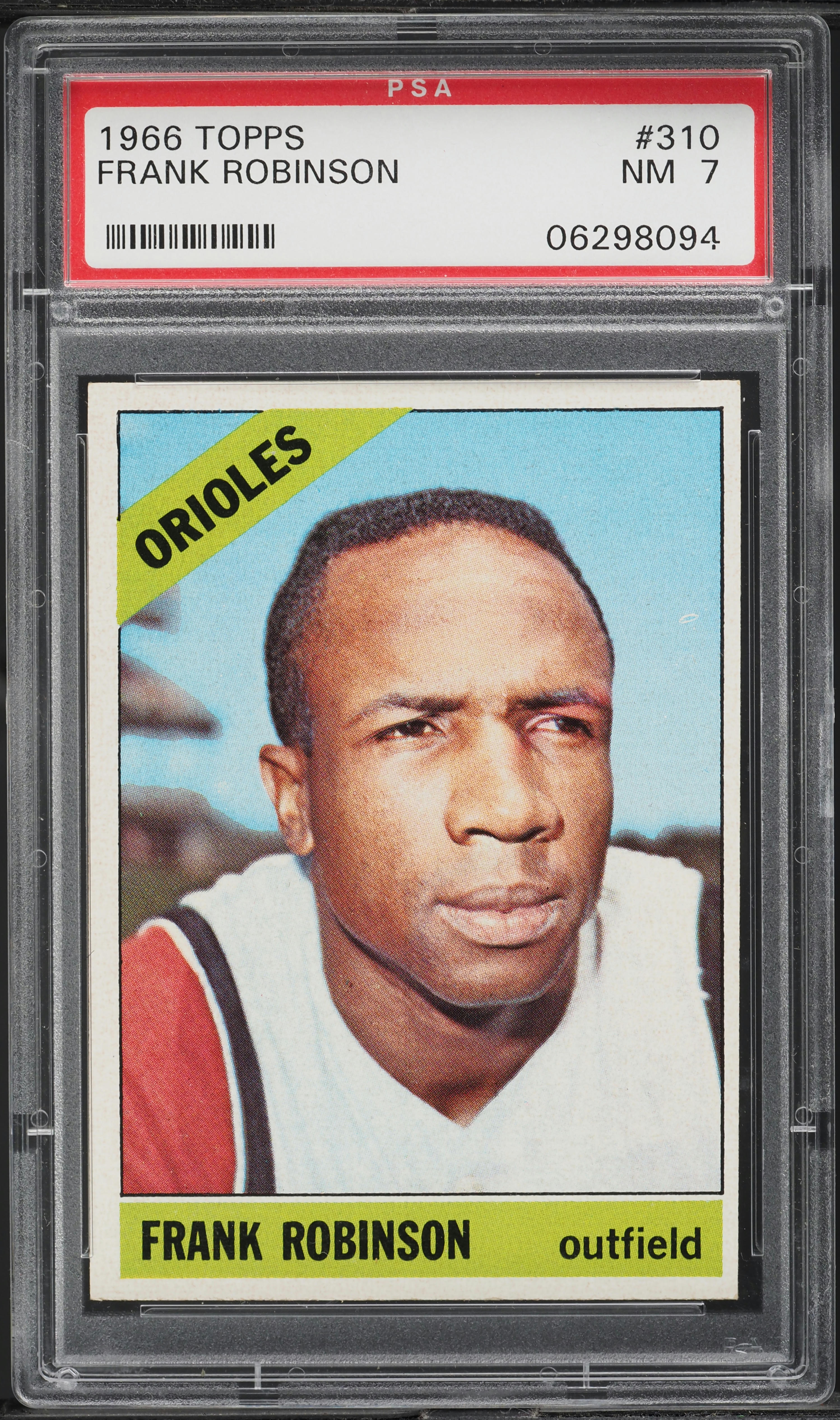 1966 Topps Frank Robinson #310 PSA 7 NRMT