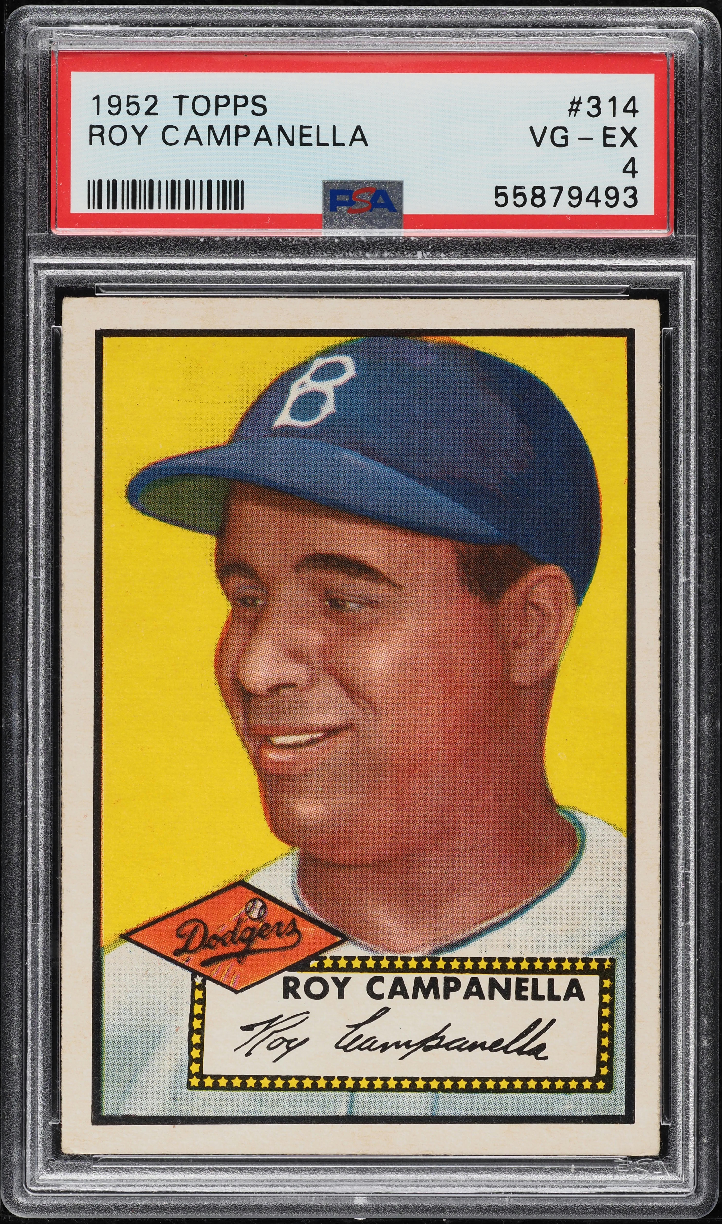 1952 Topps Roy Campanella #314 PSA 4 VGEX