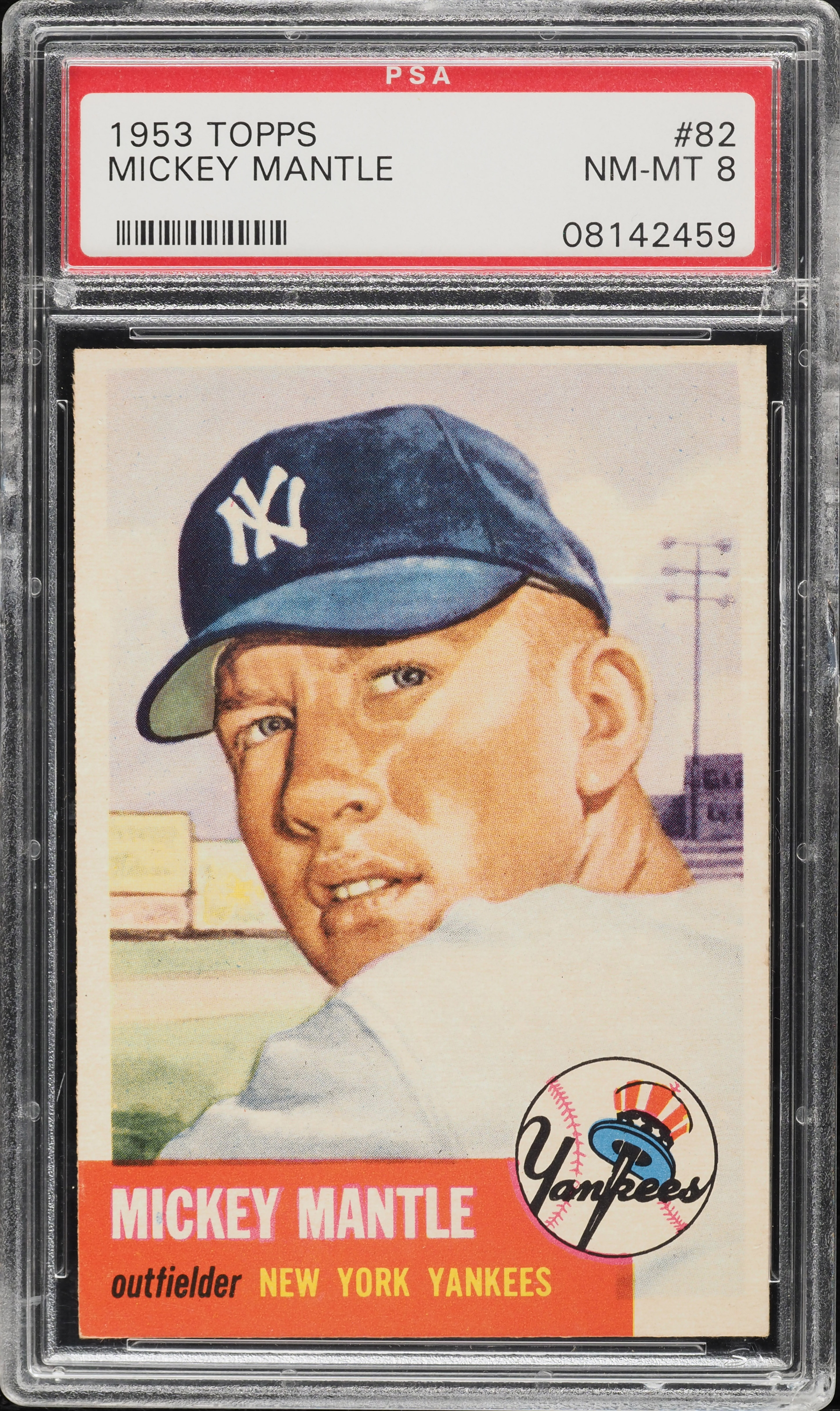 1953 Topps Mickey Mantle #82 PSA 8 NM-MT