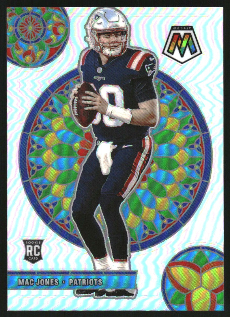 2021 Panini Mosaic Glass Mosaic #23 Mac Jones RC Rookie