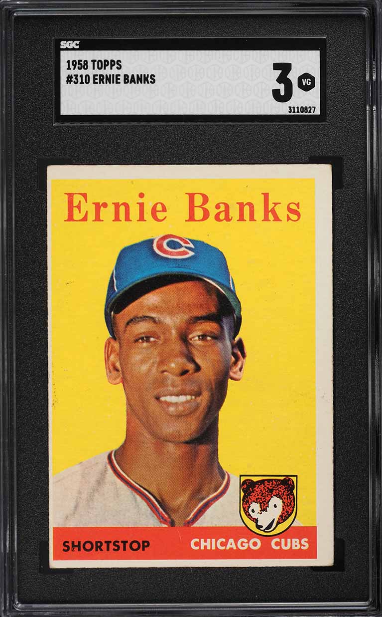 1958 Topps Ernie Banks #310 SGC 3 VG