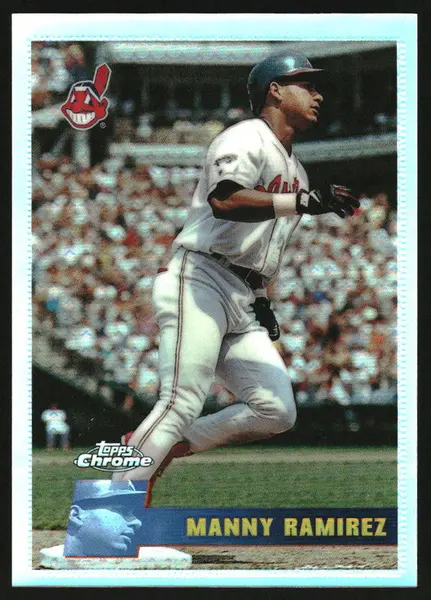 1996 Topps Chrome Refractors #161 Manny Ramirez