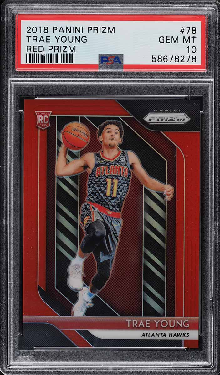panini prizm hyper Trae Young RC 鑑定済！ Trae Young [Hyper Prizm] #12 Prices | 2021 Panini Prizm Mindset