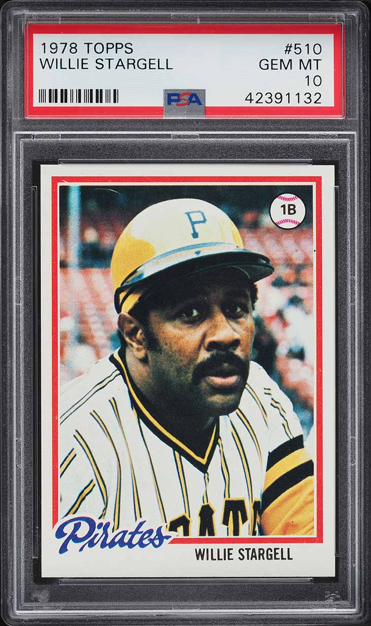 1978 Topps Willie Stargell #510 PSA 10 GEM MINT