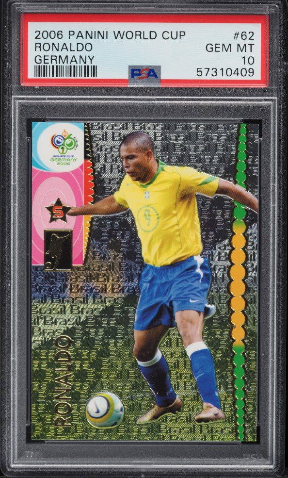 2006 Panini World Cup Germany Ronaldo #62 PSA 10 GEM MINT