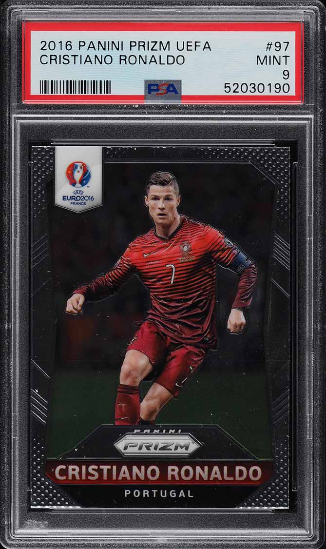 2016 Panini Prizm UEFA Cristiano Ronaldo #97 PSA 9 MINT