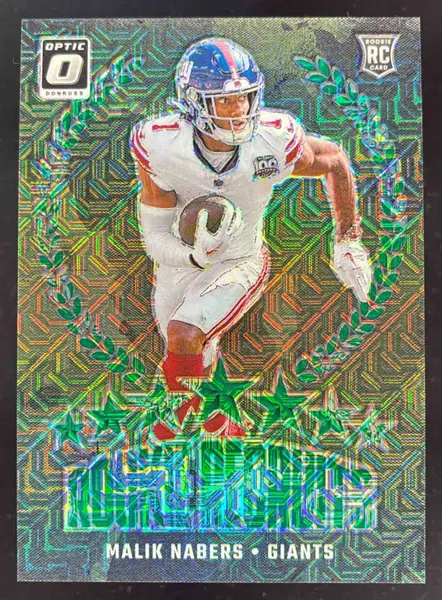 2024 Panini Donruss Optic Rookie Recruits Dragon #3 Malik Nabers RC /24