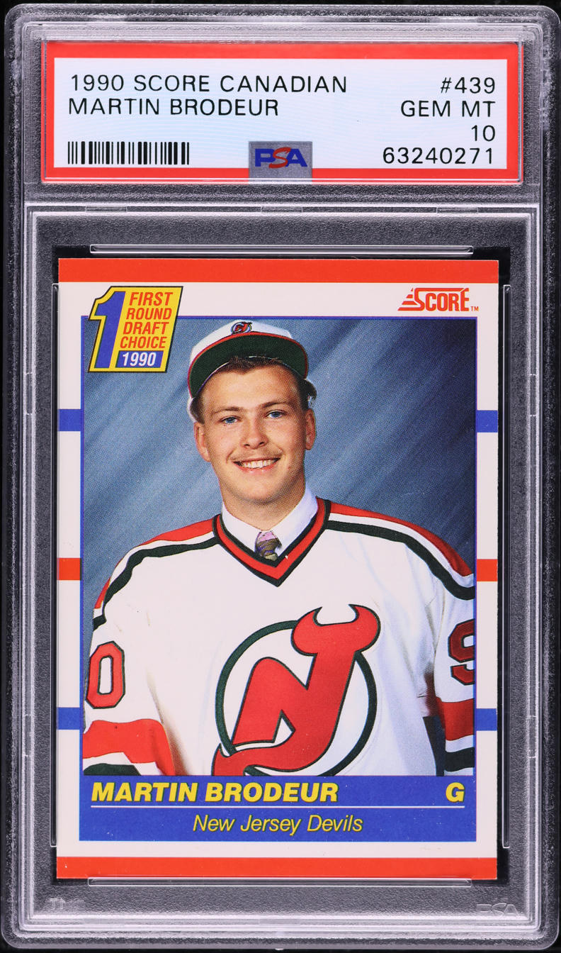 1990 Score Canadian Martin Brodeur ROOKIE #439 PSA 10 GEM MINT