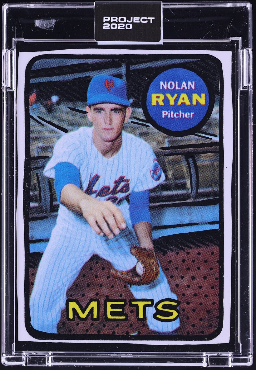 2020 Topps Project 2020 By Joshua Vides Nolan Ryan #87