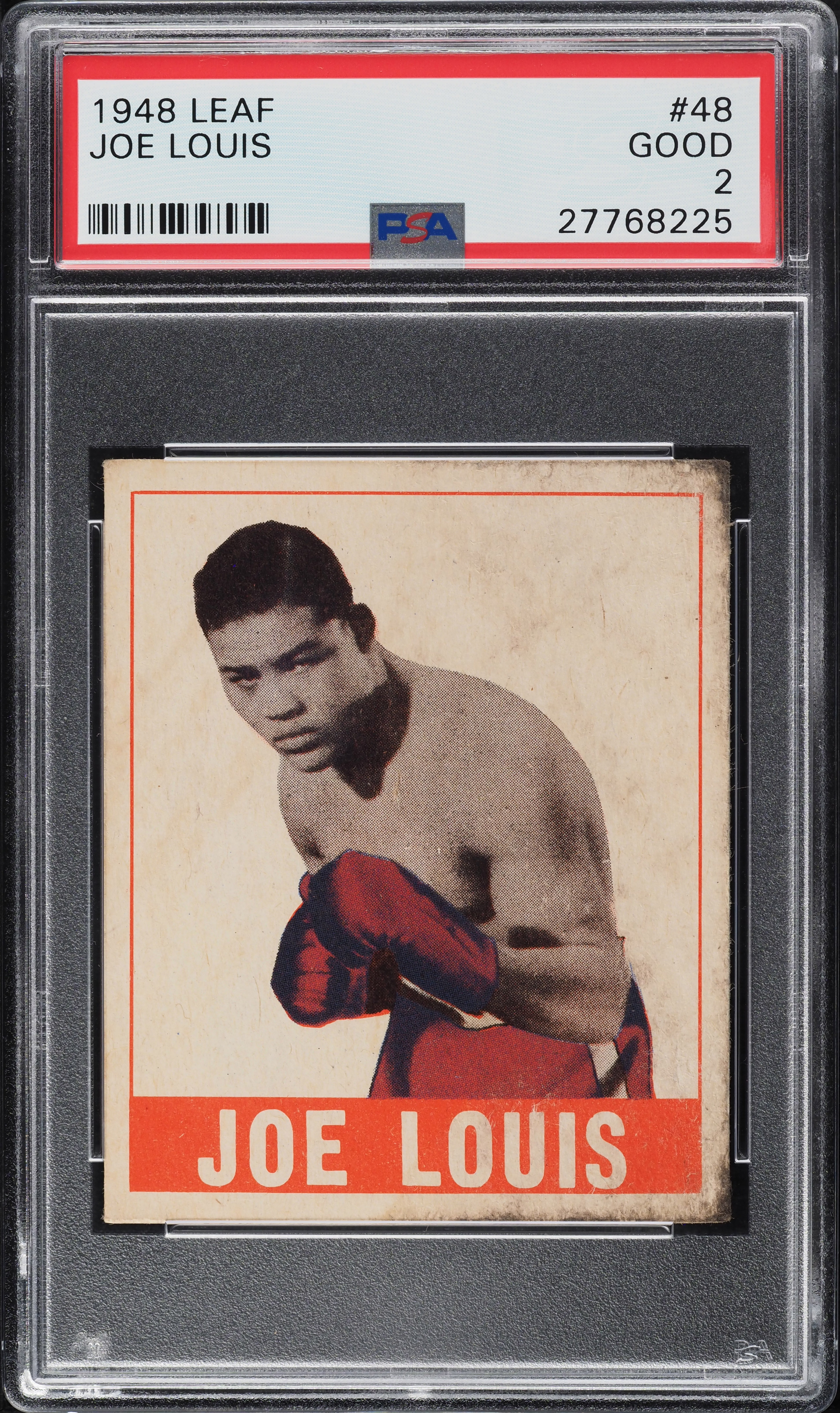 1948 Leaf Boxing Joe Louis #48 PSA 2 GD