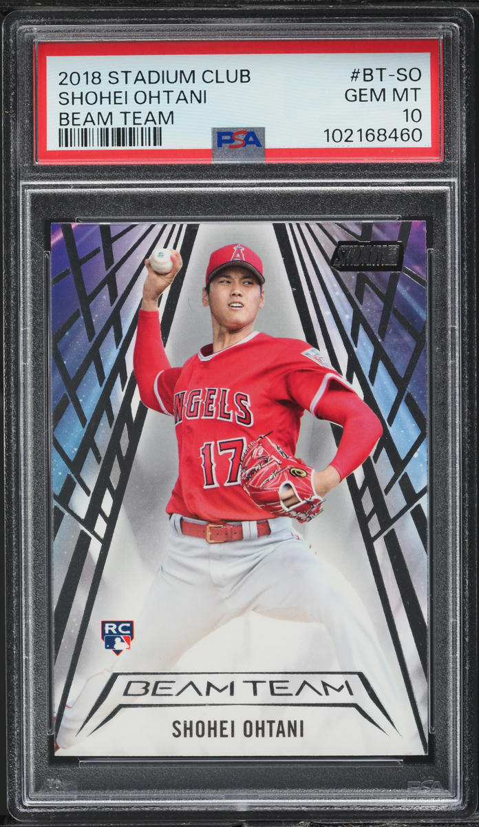 2018 Stadium Club Beam Team Shohei Ohtani ROOKIE #BT-SO PSA 10 GEM MINT