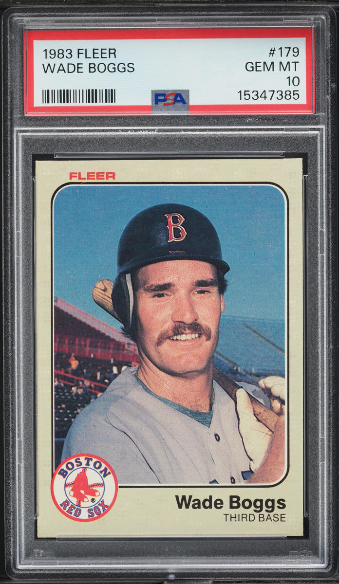1983 Fleer Wade Boggs ROOKIE #179 PSA 10 GEM MINT