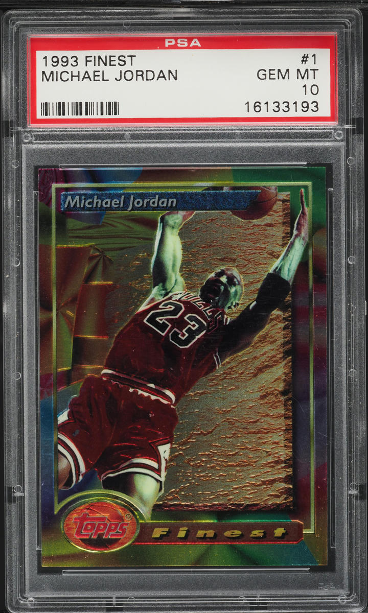 1993 Finest Basketball Michael Jordan #1 PSA 10 GEM MINT