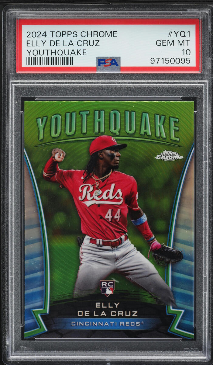 2024 Topps Chrome Youthquake Elly De La Cruz ROOKIE #YQ1 PSA 10 GEM MINT