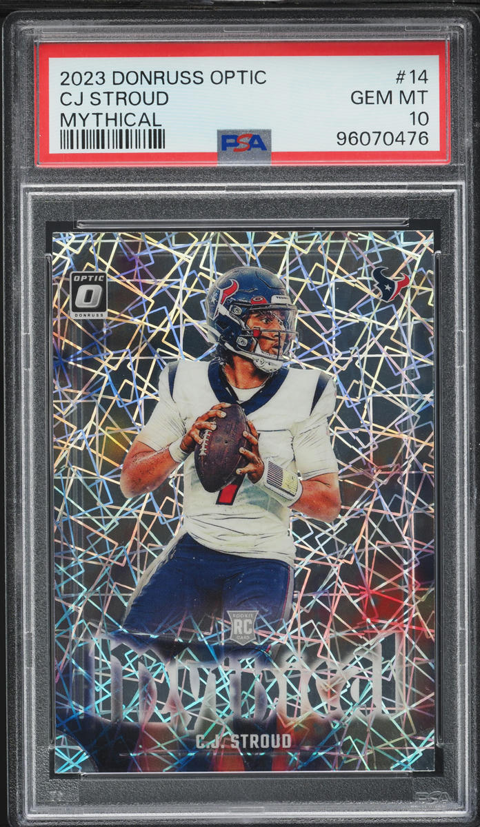 2023 Donruss Optic Mythical C.J. Stroud ROOKIE #14 PSA 10 GEM MINT