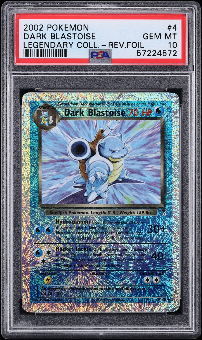 Dark Blastoise — Legendary Collection reverse holo