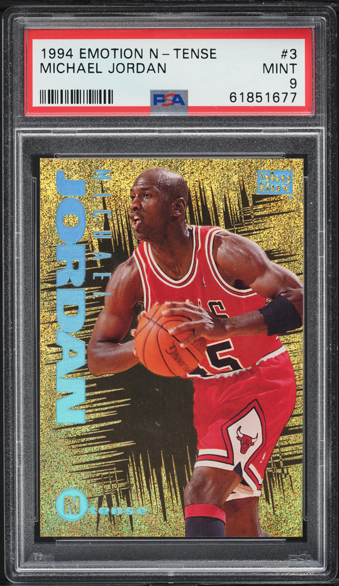 1994 Skybox Emotion N-Tense Michael Jordan #3 PSA 9 MINT