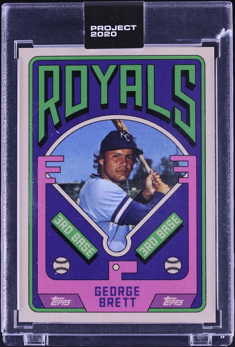 2020 Topps Project 2020 By Grotesk George Brett #75