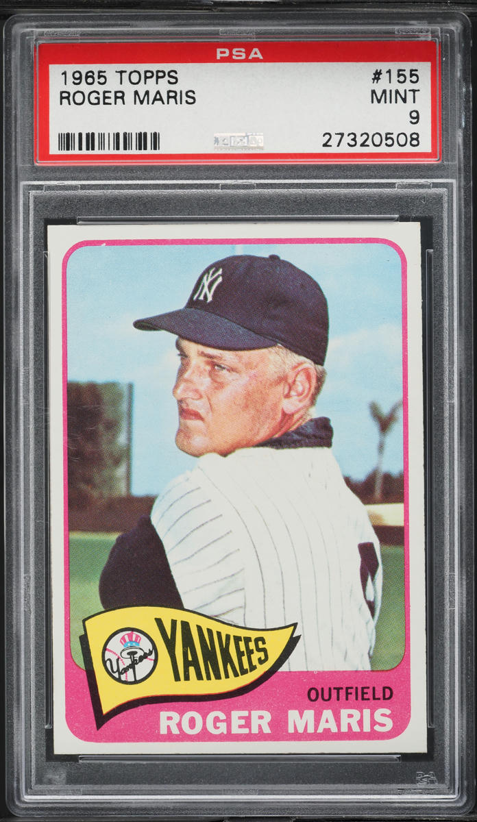 1965 Topps Roger Maris #155 PSA 9 MINT